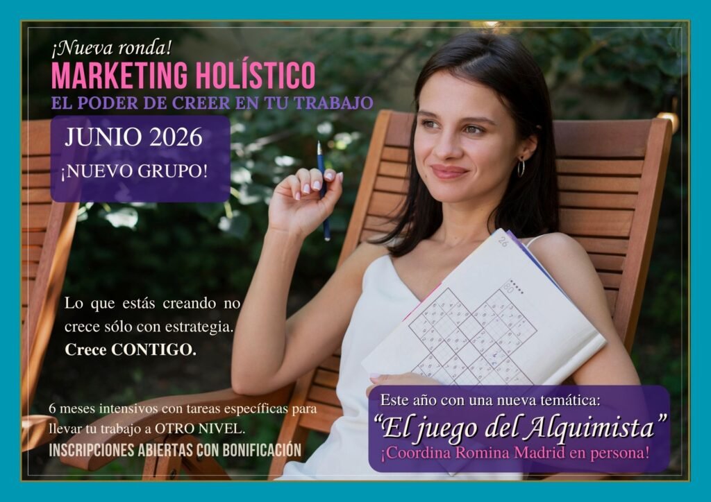 marketing holistico para profesionales, terapeutas, artistas, españa, argentina